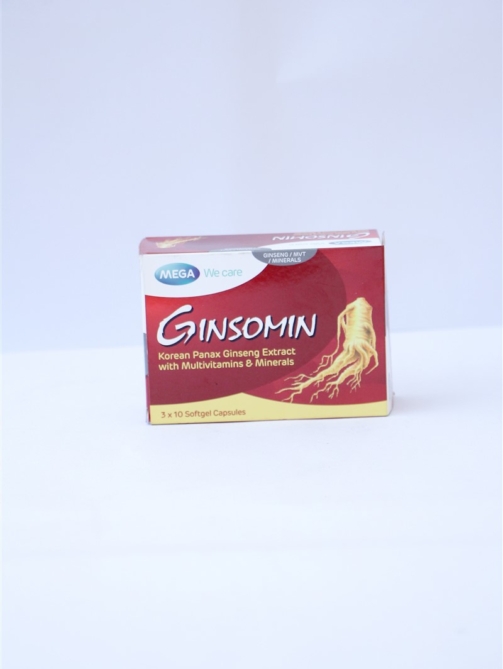 Ginsomin soft gel capsules