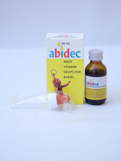 Abidec 25ml multivitamin drops for babies