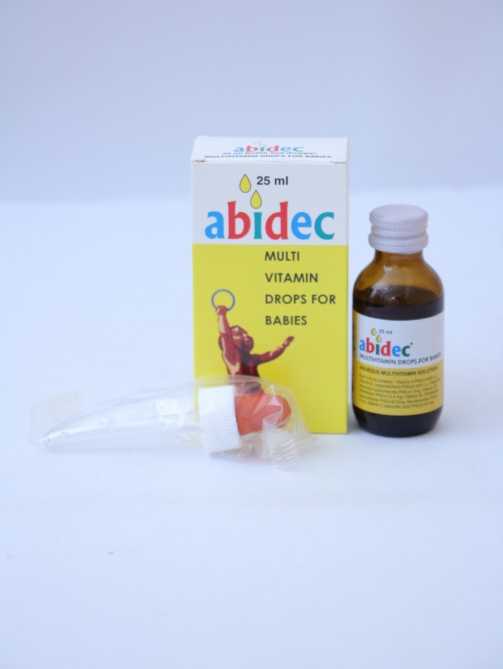 Abidec 25ml multivitamin drops for babies