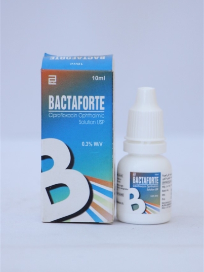 Bactaforte ciprofloxacin opthalmic solution usp 0.3%w-v 10ml