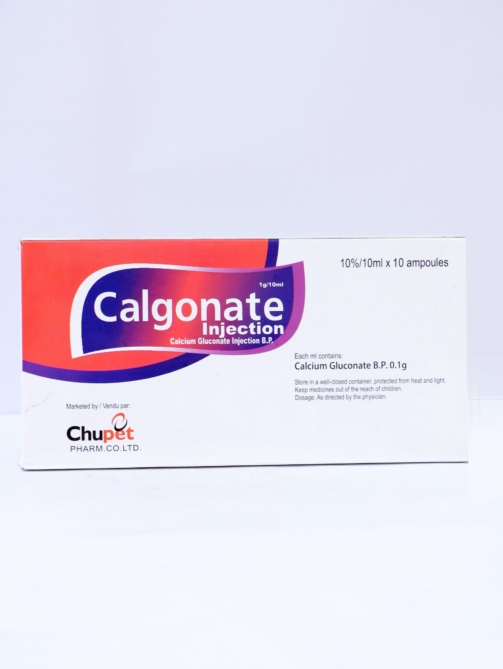 Calgonate 10%-10ml injection ampoules