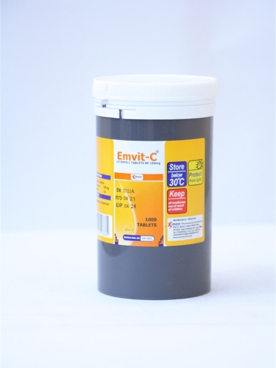 Emvit-c white tablet 100mg