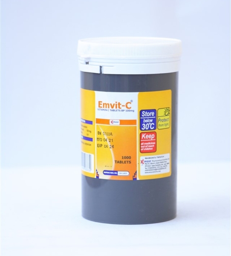 Emvit-c white tablet 100mg