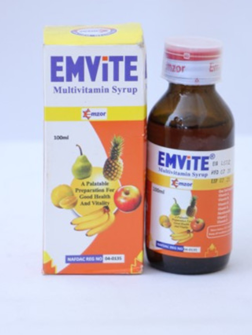 Emvite multivitamin syrup 100ml