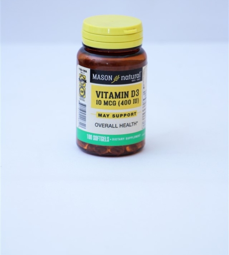 Vitamin d3 10mcg (400ui) softgel