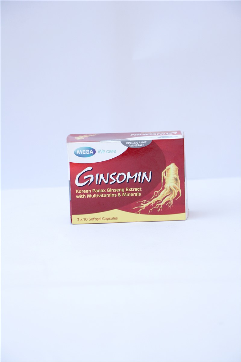 Ginsomin soft gel capsules