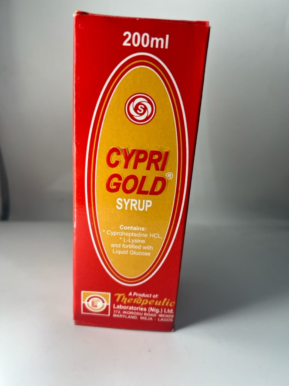 CYPRIGOLD SYRUP 200ML CYPRIGOLD SYRUP 200ML - Image 1